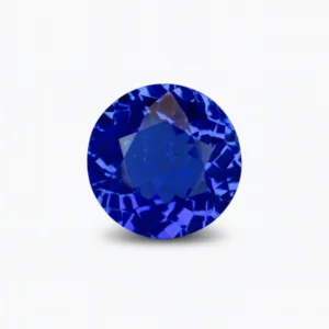 3.11 Carat Natural Tanzanite – Round Cut Blue Violet Tanzanite Gemstone