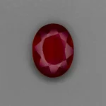 Natural Ruby (Lead Glass Filled) – 6 cts Oval 11x13 mm Treated Gemstone
