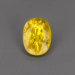oval yellow sapphire Heated | vivid yellow sapphire