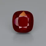 8.9 Carats Glass-Filled Ruby – 12x11 mm cushion Cut | Lead Glass Treated Ruby Gemstone
