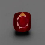 5.71 Carats Glass-Filled Ruby – 11x10 mm cushion Cut | Lead Glass Treated Ruby Gemstone