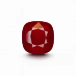8.9 Carats Glass-Filled Ruby – 12x11 mm cushion Cut | Lead Glass Treated Ruby Gemstone