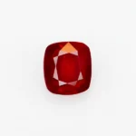5.71 Carats Glass-Filled Ruby – 11x10 mm cushion Cut | Lead Glass Treated Ruby Gemstone