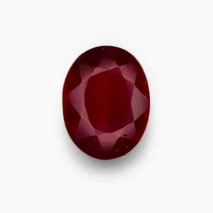 Natural Ruby (Lead Glass Filled) – 6 cts Oval 11x13 mm Treated Gemstone
