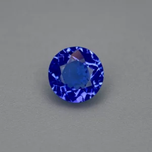 3.11 Carat Natural Tanzanite – Round Cut Blue Violet Tanzanite Gemstone