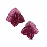 14.46 Ct Natural Tourmaline Pair – Carved Stones | Earring Pair Gemstones