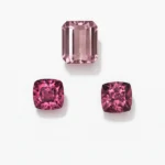 3 pieces of octagon pink tourmalines set | 3.23 carats pairs