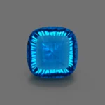 13.36 carats Swiss blue topaz | cushion cut topaz