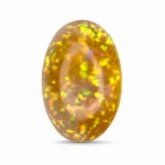 30 Ct Ethiopian White Opal with Golden Play of Color – 32×22 mm Natural Loose Opal