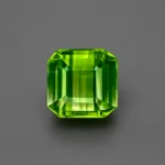 5.31carat octagon by color green Tourmaline