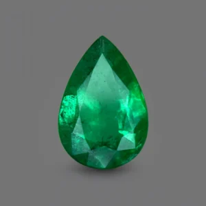 Natural Zambian Emerald 4.7 Carat | Pear Cut Loose Gemstone