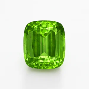 9.42ct natural rutile peridot cushion cut