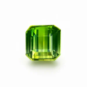 5.31carat octagon by color green Tourmaline
