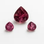 3 pieces of natural pink tourmaline set | 2.85 carats pairs