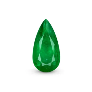 pear cut 6.5ct vivid green emerald