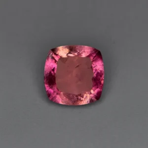 Natural Cushion Cut Pink Tourmaline from Afghanistan