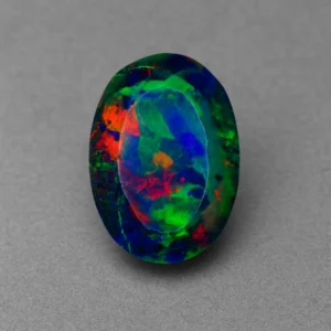 natural faceted black opal 9.69 carats Ethiopian