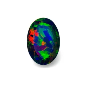 natural faceted black opal 9.69 carats Ethiopian