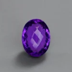 natural fancy cut oval amethyst | purple amethyst
