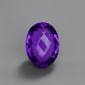 natural fancy cut oval amethyst | purple amethyst