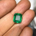 5.43 carat Zambian emerald gemstone | minor oil