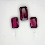 octagon purplish pink tourmalines set | 3.54carats pairs