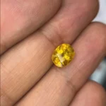 oval yellow sapphire Heated | vivid yellow sapphire