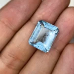 natural pale blue aquamarine big size | octagon aquamarine