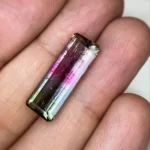natural octagon watermelon tourmaline