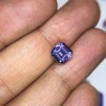 purple spinel gemstone | octagon natural spinel