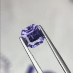 purple spinel gemstone | octagon natural spinel