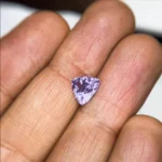 purple triangle spinel gemstone | Afghan spinel