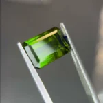 natural green by color tourmaline 5.37cts