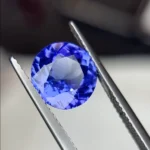 3.11 Carat Natural Tanzanite – Round Cut Blue Violet Tanzanite Gemstone