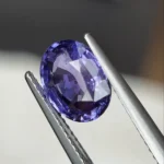 2.57 Ct Color Change Sapphire Gemstone – Purple, Heated, 7.5×9.5 mm