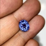 Beryllium Heated Ceylon Sapphire 3.65 Carat - Blue Sapphire 8x9mm