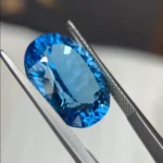 15.81 Ct Swiss Blue Topaz – Oval Cut 18×13 mm Natural Loose Gemstone