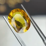 4.36 Ct Vivid Yellow Sapphire – Beryllium Heated Natural Loose Gemstone