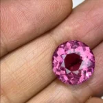 8.15 Ct Pink Tourmaline – Round Cut 14 mm Natural Loose Gemstone