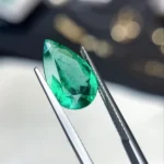 Natural Zambian Emerald 4.7 Carat | Pear Cut Loose Gemstone