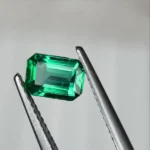 0.90 Ct Certified Zambian Emerald – Rectangular (octagon) Cut Loose Gemstone