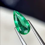 1.21 Ct Zambian Emerald – Pear Cut Natural Loose Gemstone