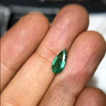 1.21 Ct Zambian Emerald – Pear Cut Natural Loose Gemstone