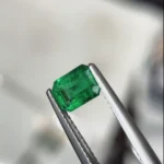 1.05 Certified Zambian Emerald – octagon Cut Loose Gemstone