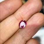 1.49 Ct Siam (Thailand) sapphire– Oval Cut No Heat Natural Loose Gemstone