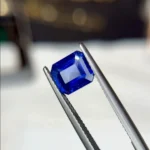 2.01 Ct Natural Ceylon blue Sapphire – Octagon Cut Heated Loose sapphire