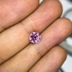 pinkish purple spinel gemstone | cushion mixed spinel