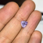 purple triangle spinel gemstone | Afghan spinel