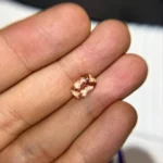 peach pink tourmaline 2.28 carats | cushion tourmaline