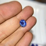 Beryllium Heated Ceylon Sapphire 3.65 Carat - Blue Sapphire 8x9mm